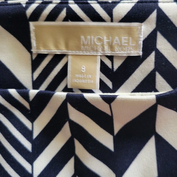 Michael Michael Kors 8 Skirt Navy White - Picture 4 of 6
